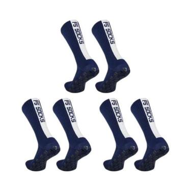 Imagem de Meias De Futebol Antiderrapantes De Silicone Quadradas Para Homens E M