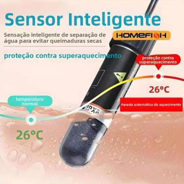 Imagem de Aquecedor De Aquário USB Mini Para Tanque De Peixes Pequeno 10W Termos