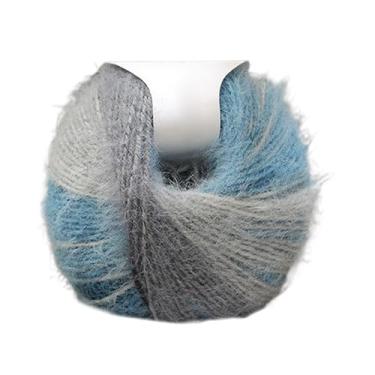 Imagem de Fio de crochê - Fio de lã acrílica para artesanato, 2 x 100 g de fio de tricô macio de pilha longa - para entusiastas hobbistas, projetos de acolchoamento, reparo de tecido, fabricação de lenços