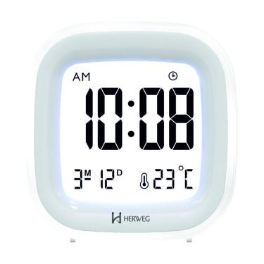 Imagem de Despertador Digital Branco Herweg 2995 único