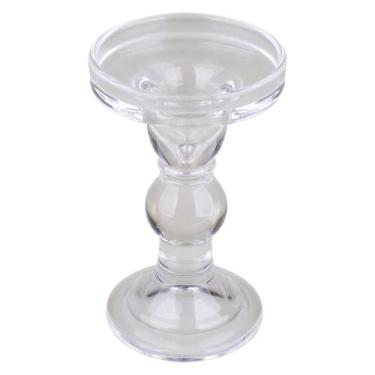 Imagem de Castiçal de Vidro Classic 14cm Cazza