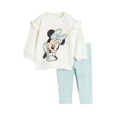 Imagem de Conjunto De Calças E Moletom De Manga Comprida Minnie Para Meninas, Ro
