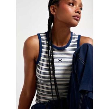 Imagem de Regata Feminina Listrada Em Ribana Canelada-Feminino
