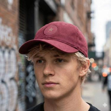 Imagem de Boné Unissex Converse Baseball Patch Bordo-Unissex