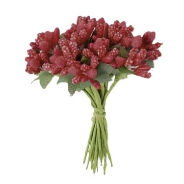 Imagem de 1 Ramo de Pistilo Mini Flor Para Decoração Artesanato 8cm - - Doce Ter
