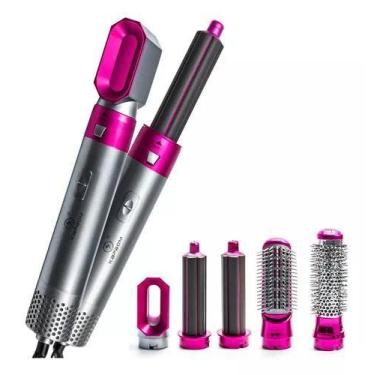 Imagem de Escova E Modelador 5x1 Multiuso Liso Perfeito Voltagem 127v - Smart, 1