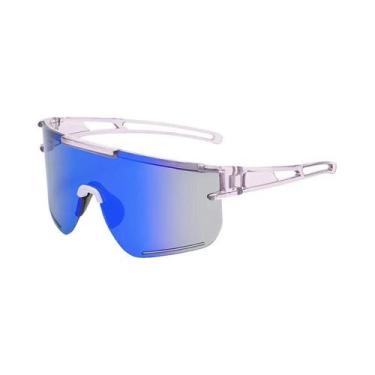 Imagem de Óculos De Sol Polarizados Unissex Para Ciclismo, À Prova De Vento, Par