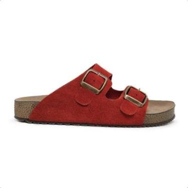 Imagem de Sandália Feminina Em Couro Legítimo Confortável-Feminino