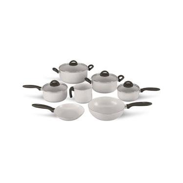 Imagem de Jogo de Panelas 7 Peças Brinox Suprema Ceramic Life Antiaderente Mineral Resist