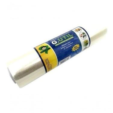 Imagem de Filme Pvc Rolo Resinite 28cm X 100m para Alimentos Impermeável Transparente Higipack