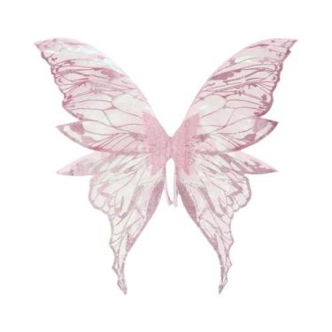 Imagem de Fantasia De Asas De Anjo Brilhantes Para Adultos, Para Festa De Hallow