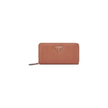 Imagem de Carteira Viviette Slg Medium Zip Around Marrom-Feminino