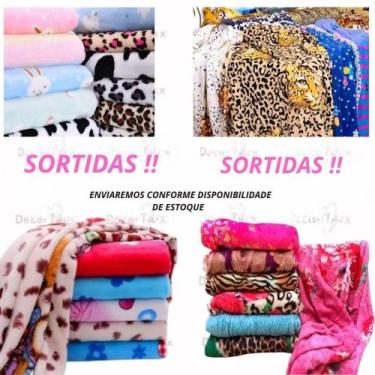 Imagem de Cobertor Manta Casal 2x1 e 80 Microfibra Fleece Soft Estampada OEM