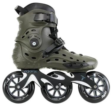 Imagem de Patins Inline 3 Rodas Traxart Hype Freestyle  Hardboot  Base CNC  Roda