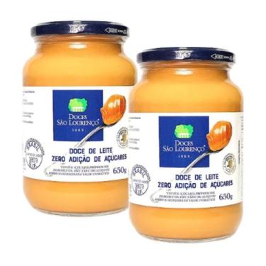 Imagem de Kit 2 Doce de Leite Diet Zero Açúcar 650g São Lourenço