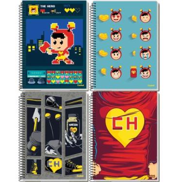 Imagem de Caderno Espiral Capa Dura - 1x1 - Chapolin Light - 80 Folhas - Credeal