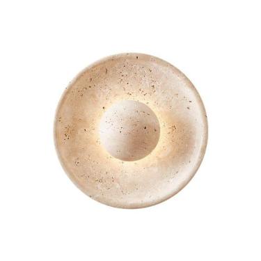 Imagem de Arandela Nordecor Tivo Orb 90009 25cm Led Alto IRC 97 8W Mármore Trave