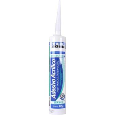 Imagem de Sela Trincas Adesivo Acrílico Branco Tekbond 425g