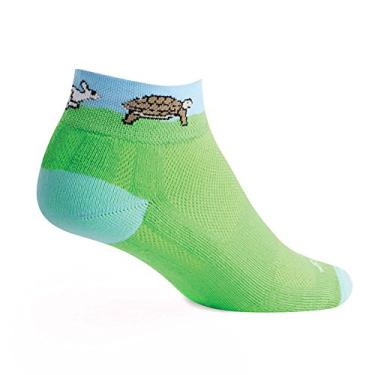 Imagem de Meias de Ciclismo/Corrida SockGuy Channel Air 2,5 cm, Winning, Small-Medium