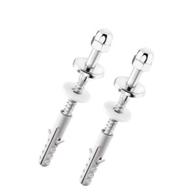 Imagem de Conjunto Parafuso Fixação Bacia Mictório Docol Aço Inoxidáve