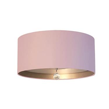 Imagem de Luminária de Teto Plafon Interna Bronze 30x15cm Cor:Rosa5775