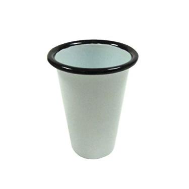 Imagem de Treasure Gurus Copo de Água Esmalte Branco Rústico Copo Vintage Acampamento Beber Casa de Fazenda Decoração de Casa