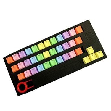 Imagem de heave N2017 Keycap de PBT com 37 teclas e puxador de tecla; jogo de teclas retroiluminadas para teclado gamer mecânico