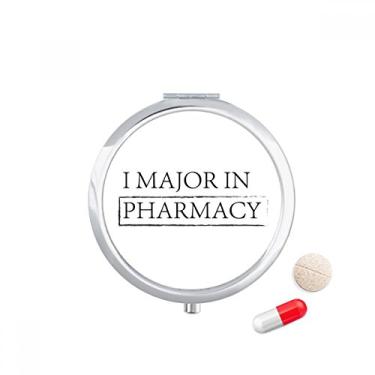 Imagem de Caixa de armazenamento de medicamentos com citação I Major in Pharmacy