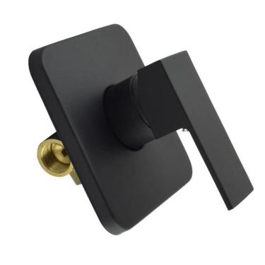 Imagem de Misturador Monocomando Completo Registro 1/2 Chuveiro Preto