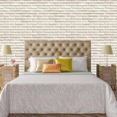 Imagem de Papel De Parede Adesivo Tijolo Lavável Sala Quarto Cozinha 3 Metros