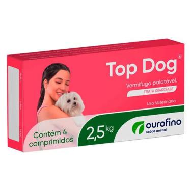 Imagem de Vermifugo Top Dog 2,5Kg C/ 4 Comprimidos Ourofino