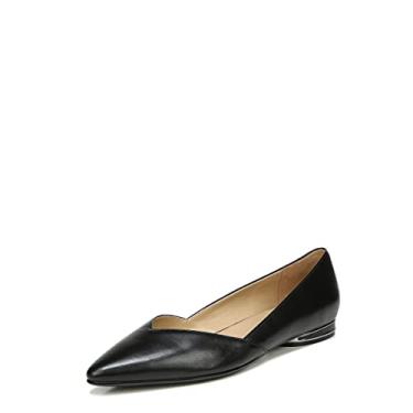 Imagem de Naturalizer Sapatilhas Femininas Havana Ballet, Couro preto, 9.5