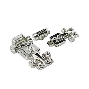 Imagem de Pen Drive USB em formato de carro de corrida de 32 GB Pen Drive USB Pen Drive U Disk USB 3.0 Flash Disk (prata)