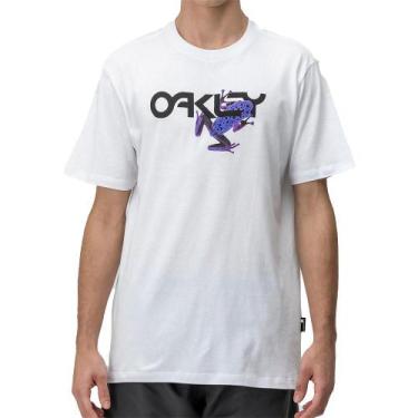 Imagem de Camiseta Oakley Frog Big Graphic Sm24 Masculina Branco