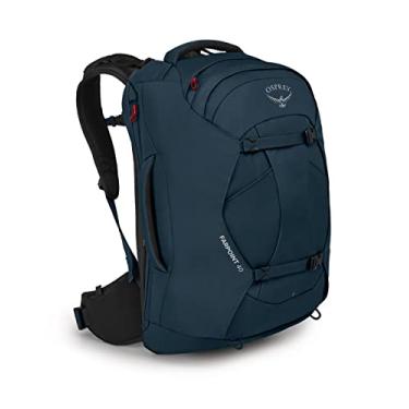 Imagem de Osprey Mochila de viagem masculina Farpoint 40L, azul silencioso