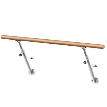 Imagem de Ballet Barre Barra de balé fixa em paredes e pisos, pólo de extensão de ginásio de estúdio de dança em casa com altura ajustável (Color : A1, Size : 2.5M/8.2FT)