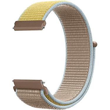 Imagem de Hoopyeecase 20mm Quick Release Pulseiras de relógio Compatível para Samsung Galaxy Watch 42mm/Samsung Active 2 44mm 40mm/Gear S2 Classic/Garmin Vivoactive 3 Nylon Substituição Correia Esportiva