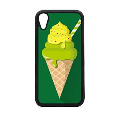 Imagem de Green Matcha Casquinha de sorvete para iPhone XR Capa para proteção de telefone Apple