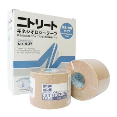 Imagem de Bandagem Adesiva 5 cm x 5 m Kinesio Tape Kinesiology Nitto Denko Bege