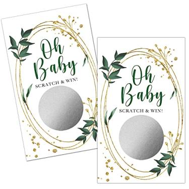 Imagem de Haizct Pacote com 50 plantas em aquarela, vale-presente, cartões de raspar para pequenas empresas, salão de beleza, salão de beleza, salão de beleza, chá de panela, chá de bebê, ideias de chá de