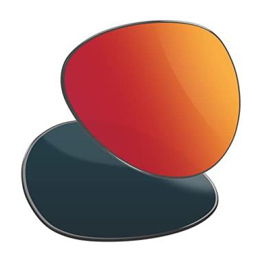 Imagem de Vaep Lentes de reposição polarizadas para óculos de sol Costa Del Mar Loreto - Vermelho tijolo