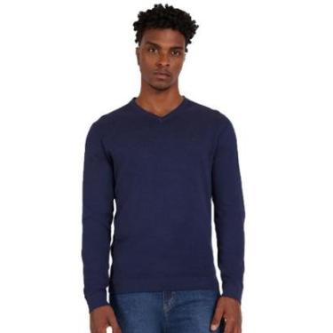 Imagem de Suéter Aramis Masculino Tricot V-Neck Azul Marinho-Masculino