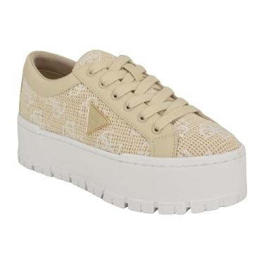 Imagem de GUESS Tênis Tesie feminino, Natural 110, 9.5