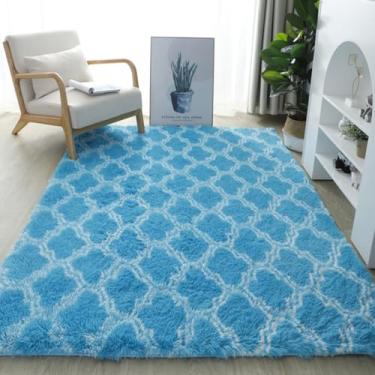 Imagem de KAIJIE Tapetes de área para sala de estar, tapete macio e fofo para quarto, tapete felpudo antiderrapante confortável para berçário, tapete moderno para decoração de casa 200 x 250 cm