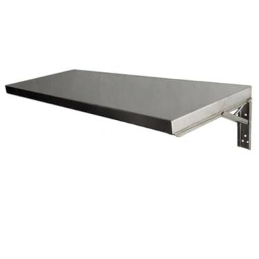 Imagem de Mesa dobrável de aço inoxidável montada na parede, prateleira multifuncional para pendurar na parede da cozinha, prateleira divisória para mesa de jantar para cozinha doméstica(100x40cm)