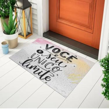 Imagem de Capacho Para Porta Tapete Divertido Com Frase - Você É Seu Único Limite Ca2324