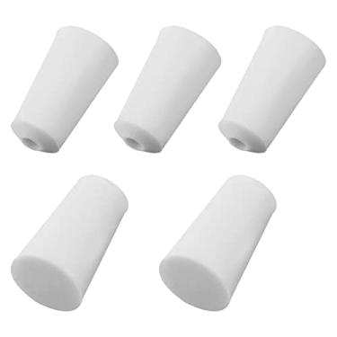 Imagem de Bettomshin 10 peças de rolha de ar 15-19 mm/0,59-0,75 rolhas cônicas de silicone Carboy adequado para plugues de orifício de 18 mm/0,71 diâmetro para cerveja caseira vinho kombucha branco