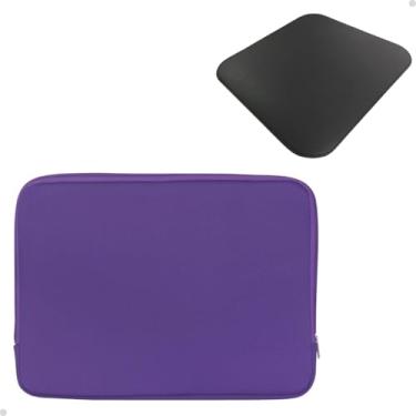 Imagem de Pasta Para Notebook Moderna Mousepad Slim Pronta Entrega (Roxa, 14.1")