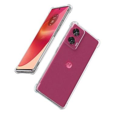 Imagem de Capa Transparente P/ Moto Edge 50 Fusion + Pel Gel Privativa - DB, Tra