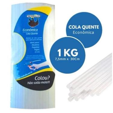 Imagem de Bastões de Cola Quente - 30cm x 7mm e 26cm x 7mm (1kg) - NemoCOllar, G
